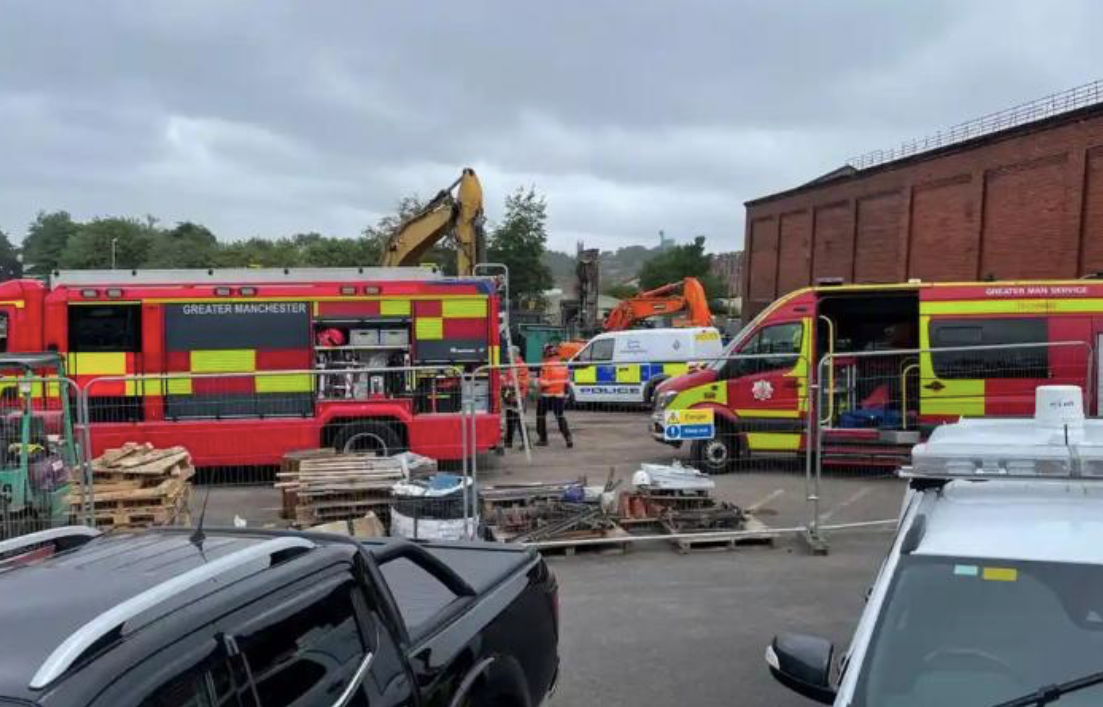 Khu vực nơi xảy ra vụ hoả hoạn