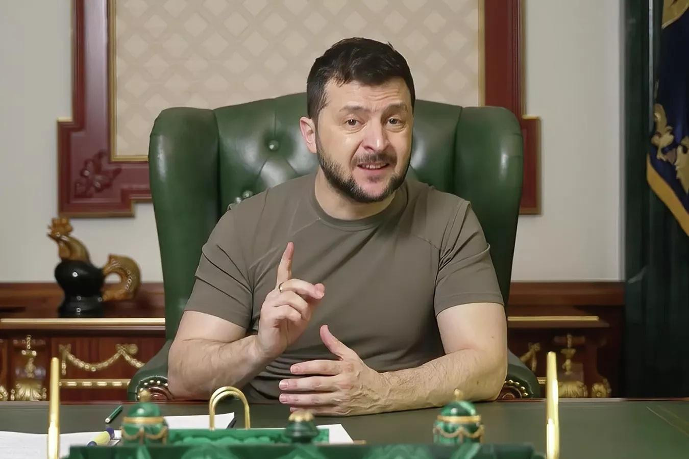 Tổng thống Ukraine Volodymir Zelensky