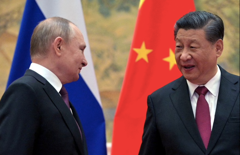 Tổng thống Nga Vladimir Putin (trái) và Chủ tịch Trung Quốc Tập Cận Bình. (Ảnh: Reuters) Tổng thống Nga Vladimir Putin (trái) và Chủ tịch Trung Quốc Tập Cận Bình. (Ảnh: Reuters)