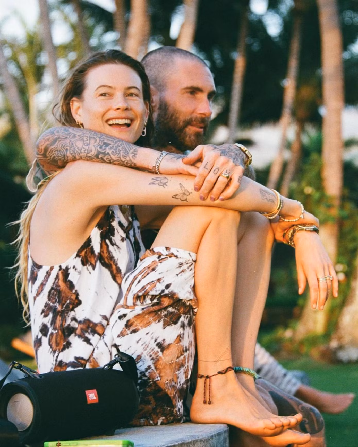 Vợ chồng Adam Levine kết hôn vào năm 2014. Ảnh: SCMP.