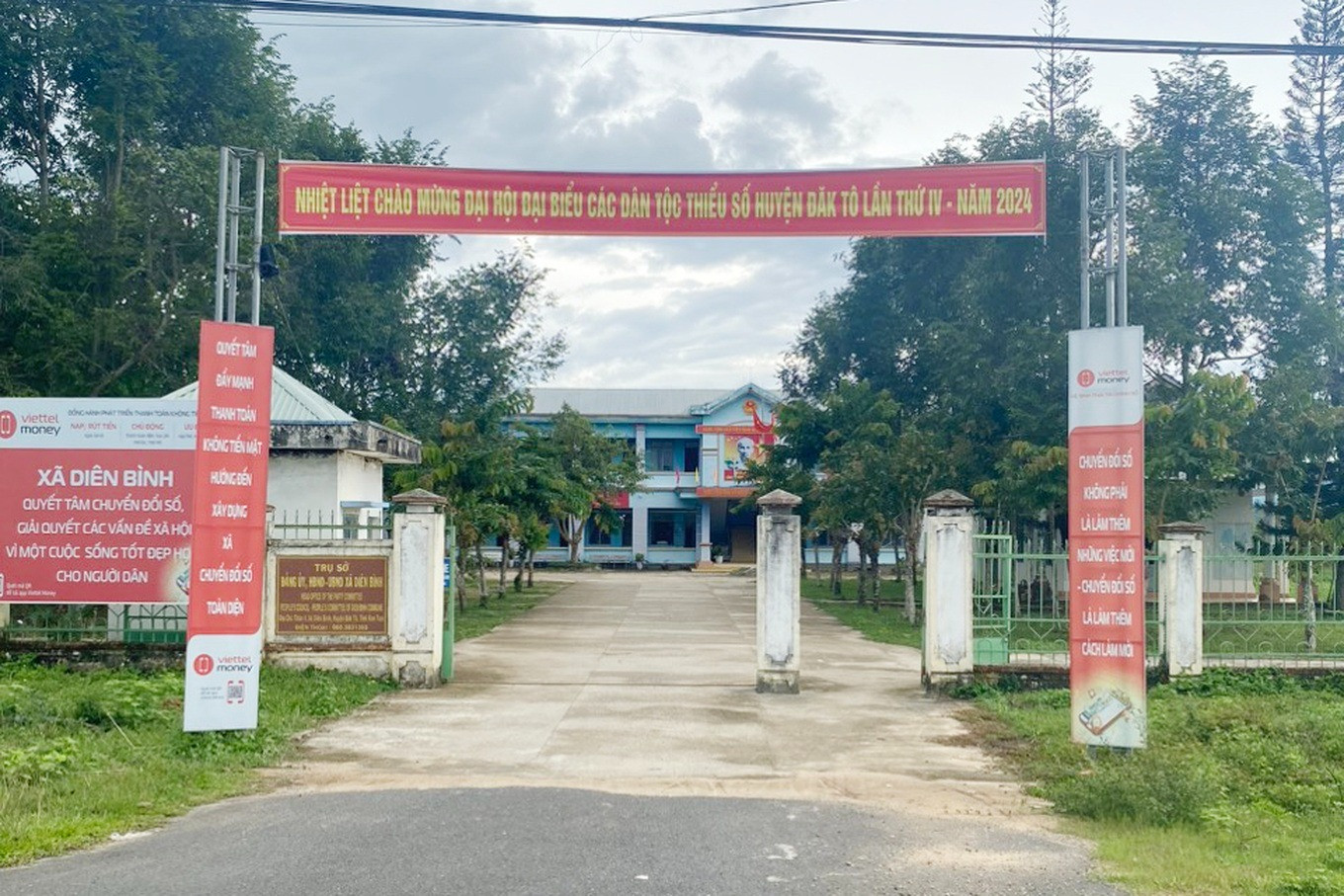 Trụ sở UBND xã Diên Bình, nơi ông Nguyễn Hồng Lĩnh công tác. Ảnh: Dân trí. Trụ sở UBND xã Diên Bình, nơi ông Nguyễn Hồng Lĩnh công tác. Ảnh: Dân trí.