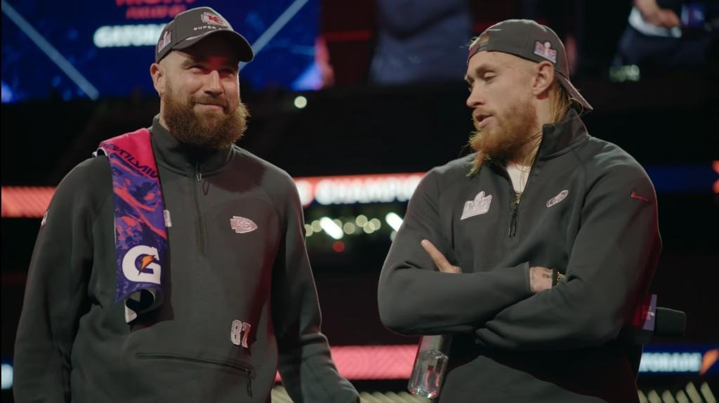 Travis Kelce xuất hiện trong phim tài liệu Receiver. Ảnh: Netflix. Travis Kelce xuất hiện trong phim tài liệu Receiver. Ảnh: Netflix.