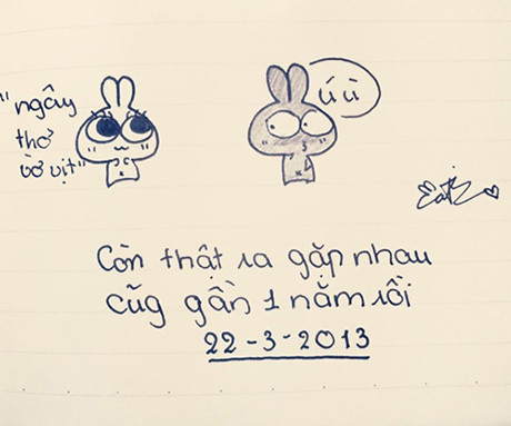 'Thánh nháp' Thảo Vân kể chuyện tình yêu qua tranh vẽ ngộ nghĩnh ảnh 4