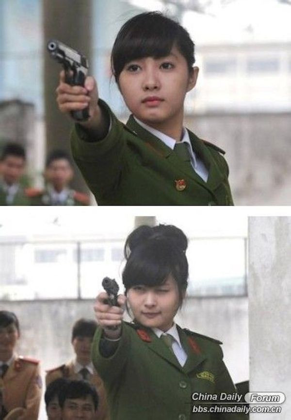 Nữ cảnh sát Việt xinh đẹp lên báo nước ngoài ảnh 5