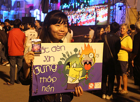 Đồng loạt tắt đèn hưởng ứng Giờ trái đất 2014 ảnh 11