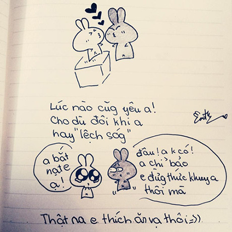 'Thánh nháp' Thảo Vân kể chuyện tình yêu qua tranh vẽ ngộ nghĩnh ảnh 10