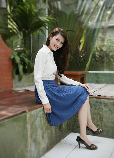 10 thiếu nữ xinh đẹp nhất trường Báo 2014 ảnh 4