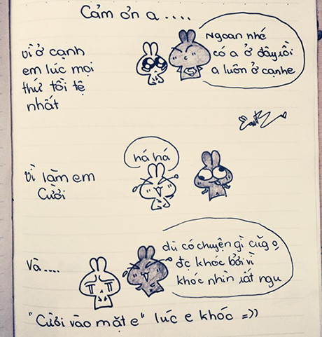 'Thánh nháp' Thảo Vân kể chuyện tình yêu qua tranh vẽ ngộ nghĩnh ảnh 8