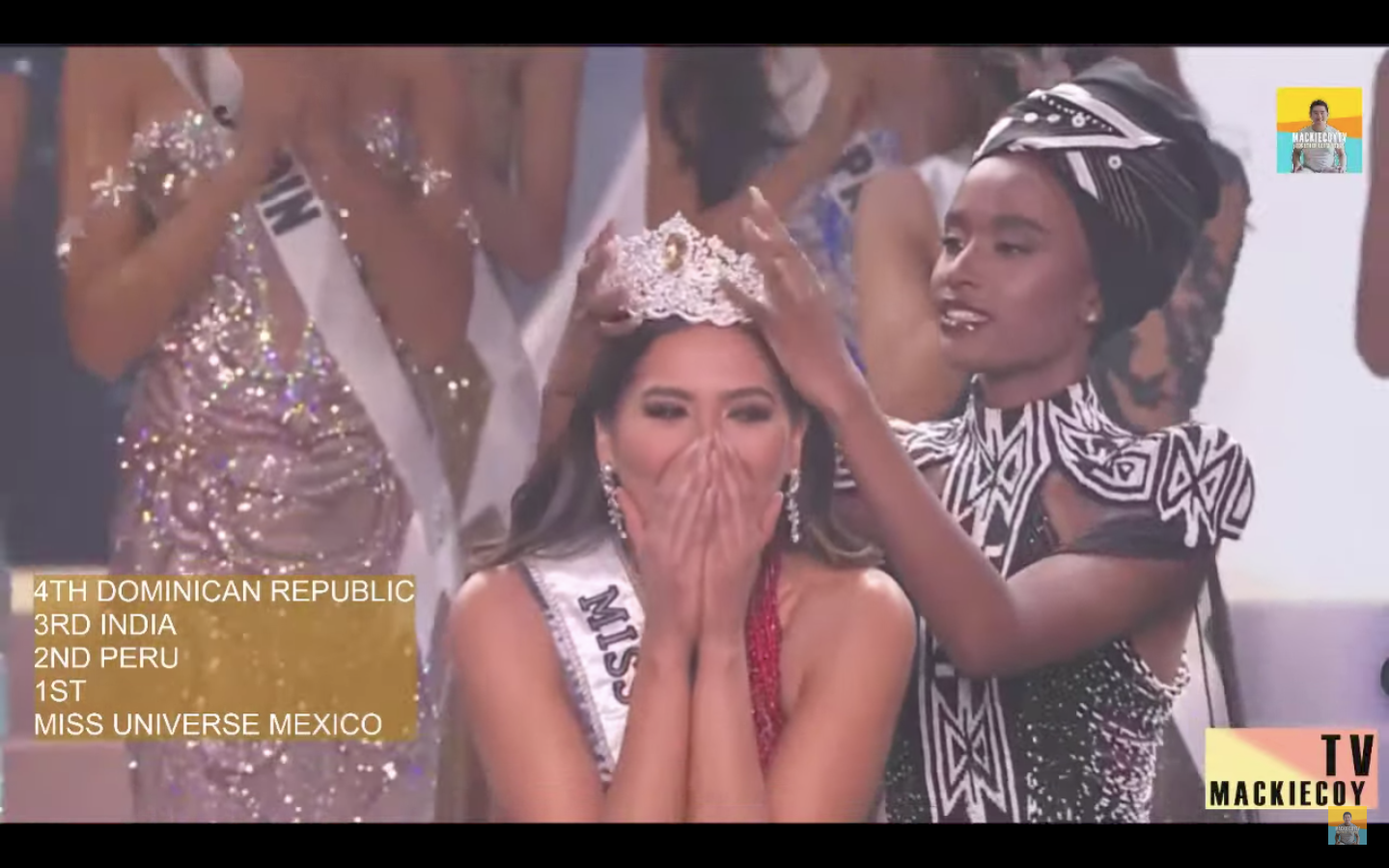 Khoảnh khắc xúc động khi lên ngôi Miss Universe của người đẹp Mexico