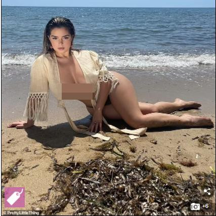 Sở hữu thân hình đồng hồ cát nóng bỏng "nảy lửa" với số đo ba vòng khủng là 94-61-91cm, Demi Rose là nàng mẫu mà nhãn hàng thời trang nào cũng nhắm tới.