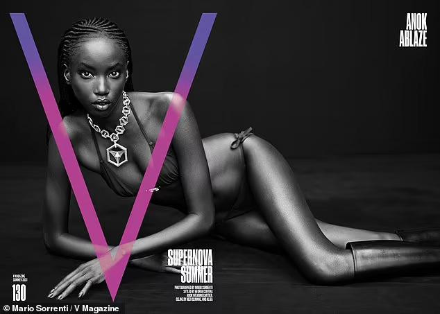 Anok Yai là một người mẫu thời trang người Mỹ gốc Nam Sudan quyến rũ ấn tượng