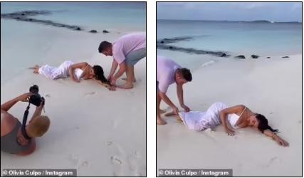 Cô được ekip chăm sóc, tạo dáng để cho ra những shoot hình hoàn hảo