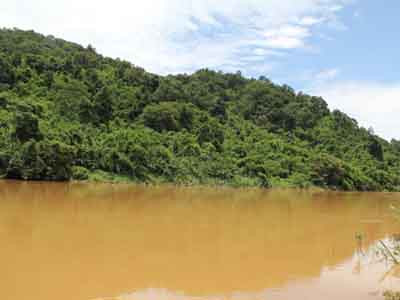 Đoạn sông Đồng Nai nơi dự kiến xây dựng thủy điện Đồng Nai 6