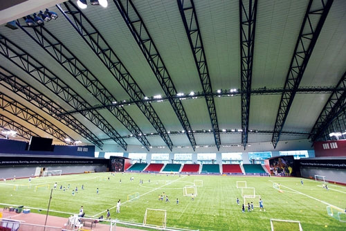 Với 7 sân bóng đá ngoài trời, 1 sân bóng đá trong nhà, cùng nhiều nhà thi đấu đa năng, Aspire đưa Qatar trở thành một nước đi đầu trong công tác đào tạo trẻ vận động viên