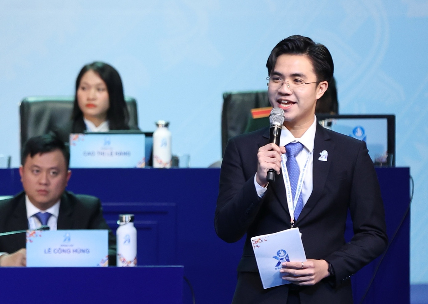 Đại biểu Võ Lập Phúc - Sinh viên Trường Đại học Sư phạm TPHCM.