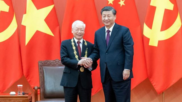 Tổng Bí thư Nguyễn Phú Trọng chủ trì lễ đón Tổng Bí thư, Chủ tịch Trung Quốc Tập Cận Bình ảnh 2 Tổng Bí thư Nguyễn Phú Trọng chủ trì lễ đón Tổng Bí thư, Chủ tịch Trung Quốc Tập Cận Bình ảnh 2