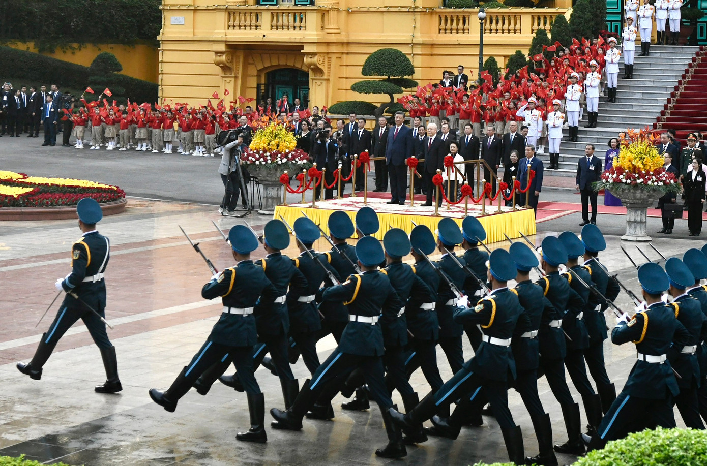 Tổng Bí thư Nguyễn Phú Trọng chủ trì lễ đón Tổng Bí thư, Chủ tịch Trung Quốc Tập Cận Bình ảnh 15 Tổng Bí thư Nguyễn Phú Trọng chủ trì lễ đón Tổng Bí thư, Chủ tịch Trung Quốc Tập Cận Bình ảnh 15