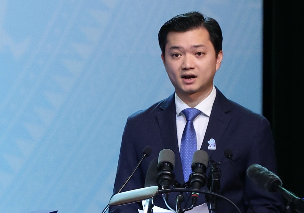 Anh Nguyễn Minh Triết - Bí thư T.Ư Đoàn, Chủ tịch T.Ư Hội Sinh viên Việt Nam.