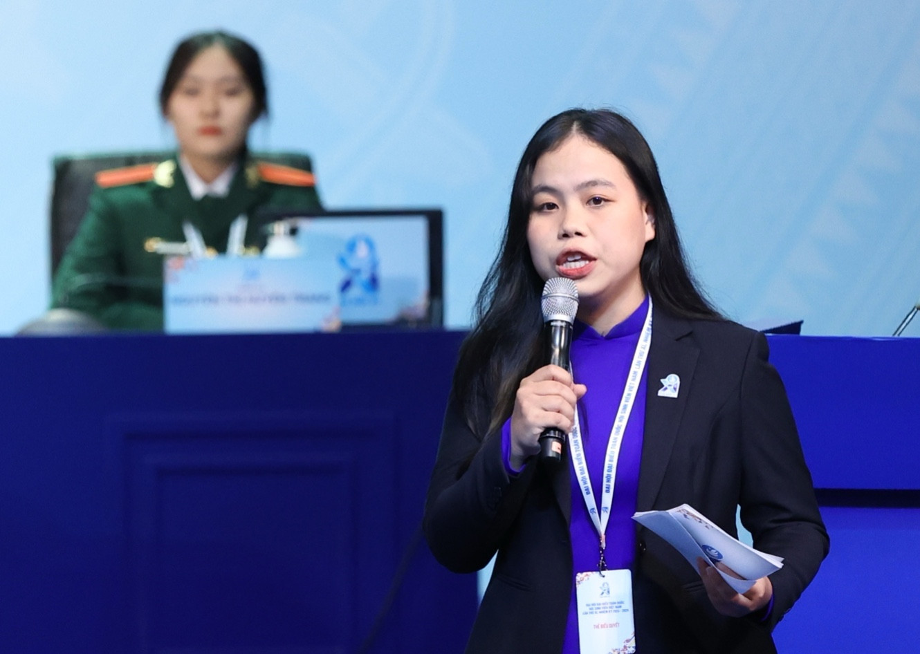 Mai Hải Yến - Chủ tịch Hội Sinh viên Việt Nam Học viện Cán bộ TPHCM.