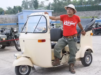 Vespa độ thành xe độc