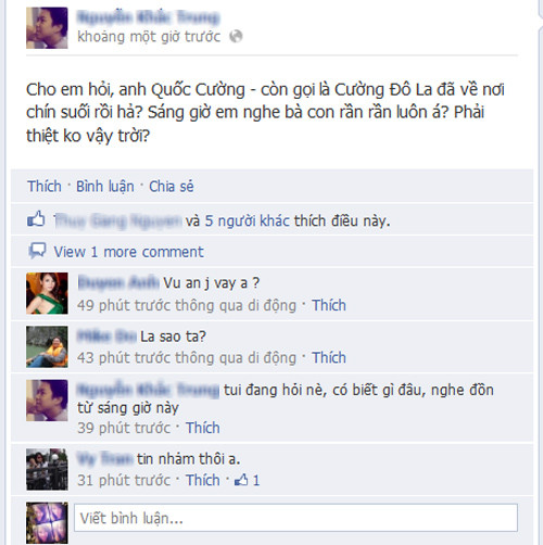 Cư dân mạng xôn xao hỏi nhau về thông tin của đại gia Cường Đôla