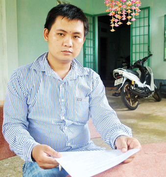 Anh Nguyễn Hải Sơn - con trai bà Hà - trình bày bức xúc