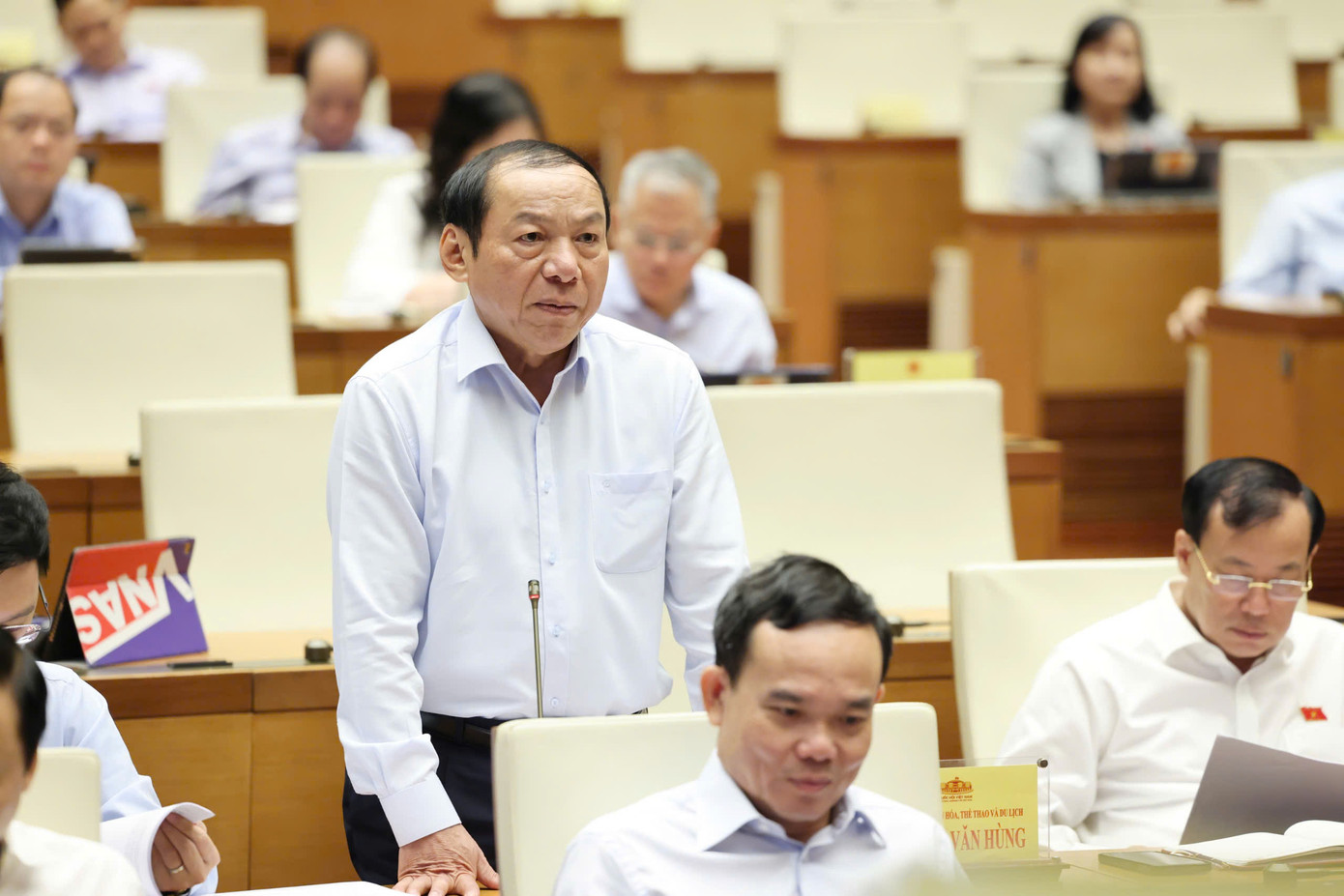 Bộ trưởng Bộ VH,TT&amp;DL Nguyễn Văn Hùng.