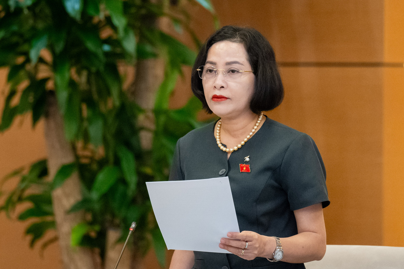 Phó Chủ tịch Quốc hội Nguyễn Thị Thanh.