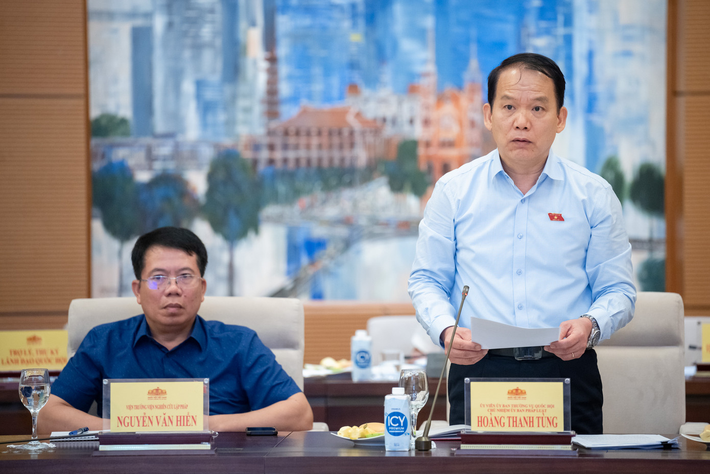 Chủ nhiệm Ủy ban Pháp luật Hoàng Thanh Tùng. Ảnh: QH. Chủ nhiệm Ủy ban Pháp luật Hoàng Thanh Tùng. Ảnh: QH.