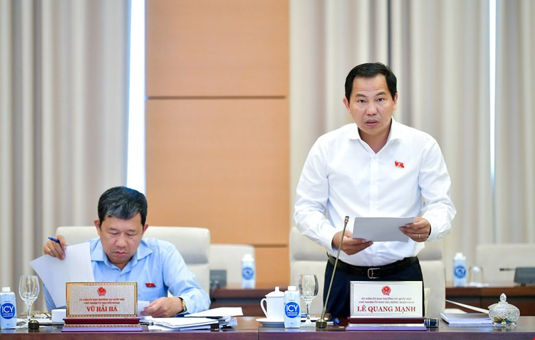 Chủ nhiệm Ủy ban Tài chính - Ngân sách Lê Quang Mạnh Chủ nhiệm Ủy ban Tài chính - Ngân sách Lê Quang Mạnh