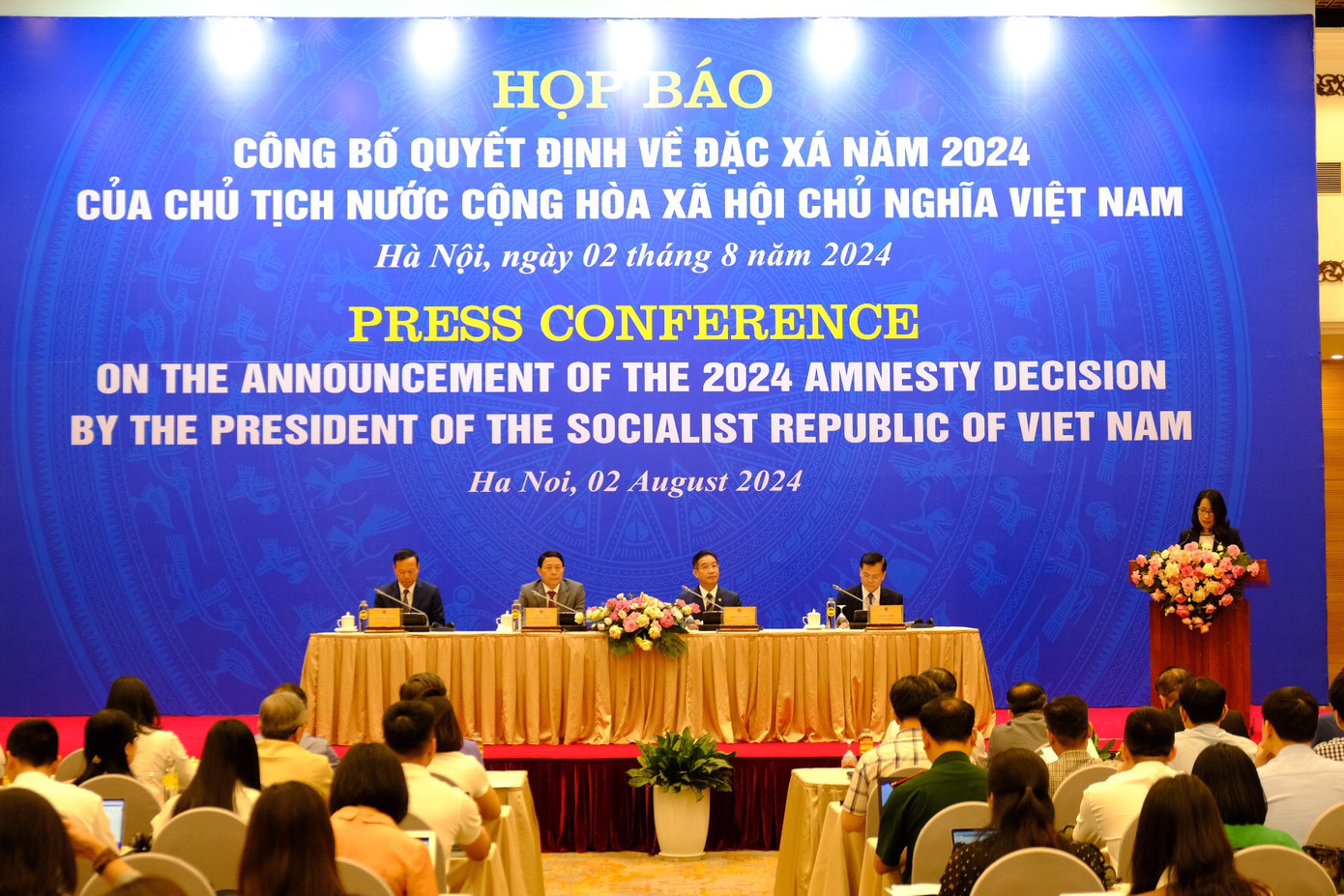 Họp báo công bố Quyết định đặc xá 2024 của Chủ tịch nước Họp báo công bố Quyết định đặc xá 2024 của Chủ tịch nước