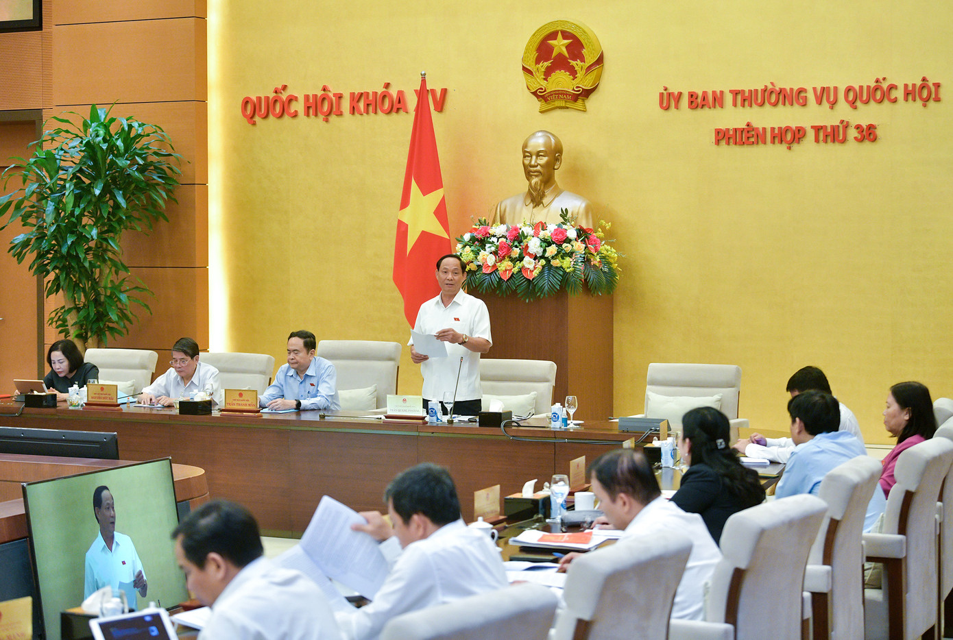 Ủy ban Thường vụ Quốc hội sẽ cho ý kiến về công tác nhân sự vào ngày 23/8. Ủy ban Thường vụ Quốc hội sẽ cho ý kiến về công tác nhân sự vào ngày 23/8.