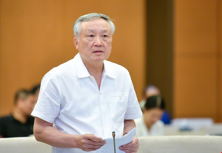 Chánh án Tòa án nhân dân tối cao Nguyễn Hòa Bình. Ảnh: QH Chánh án Tòa án nhân dân tối cao Nguyễn Hòa Bình. Ảnh: QH