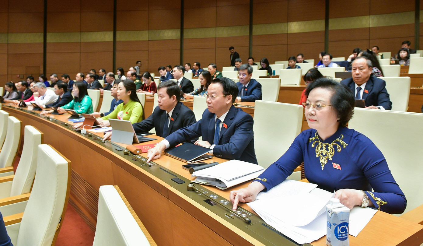 Các đại biểu Quốc hội tại Kỳ họp thứ 7 hồi tháng 6 vừa qua. Ảnh: QH Các đại biểu Quốc hội tại Kỳ họp thứ 7 hồi tháng 6 vừa qua. Ảnh: QH