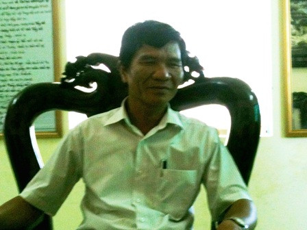 Ông Nguyễn Ngọc Hiên, Giám đốc Trung tâm bồi dưỡng chính trị huyện Quảng Xương