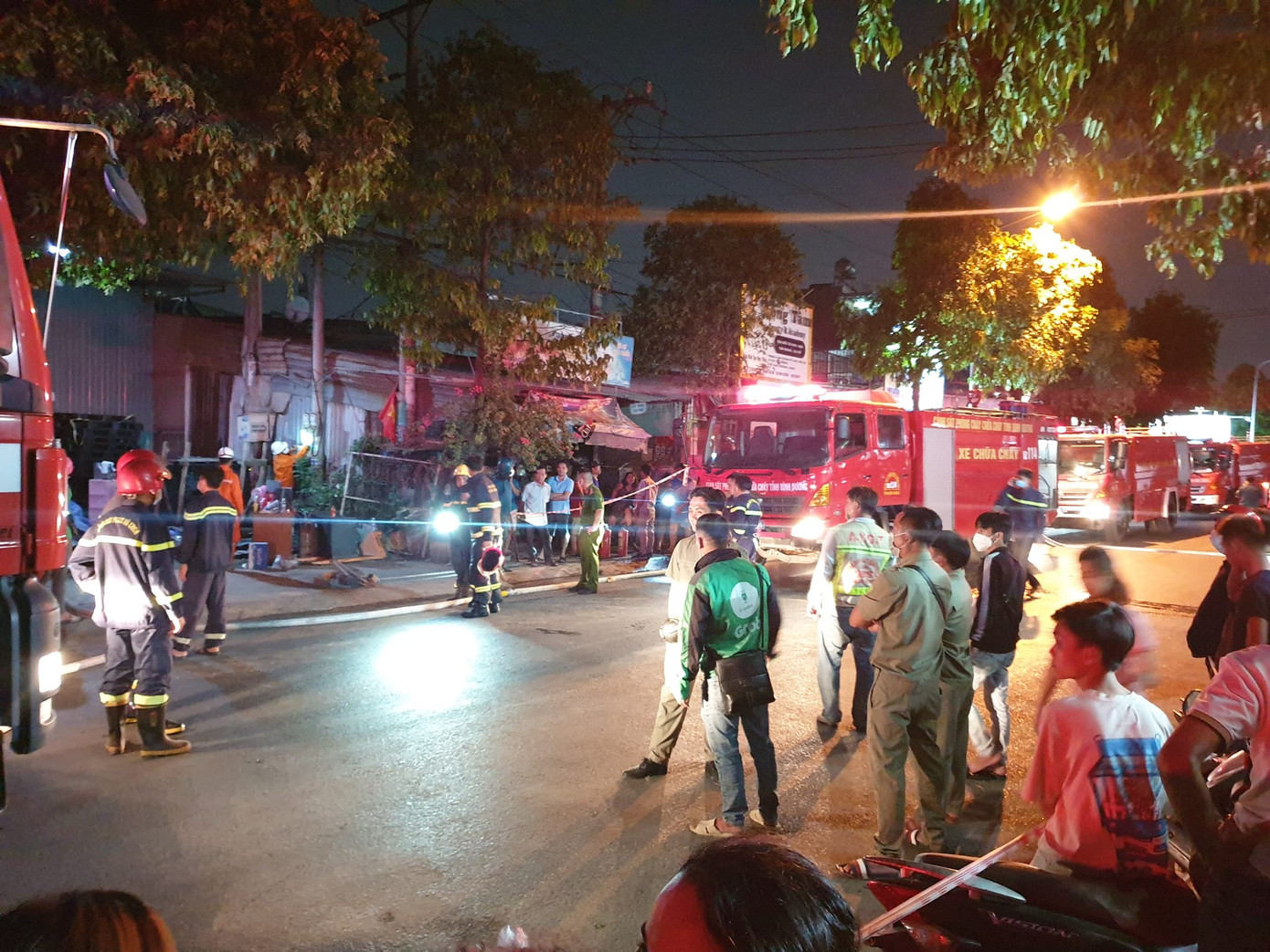 Hiện trường vụ cháy