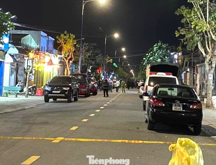 Hiện trường được phong tỏa.