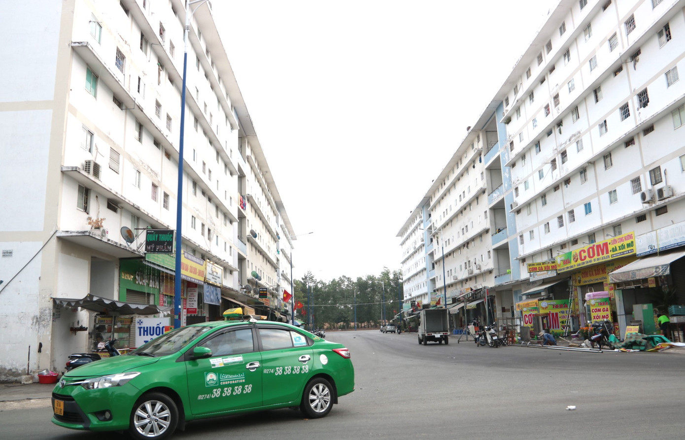 Khu nhà ở xã hội Hòa Lợi tại Bình Dương.