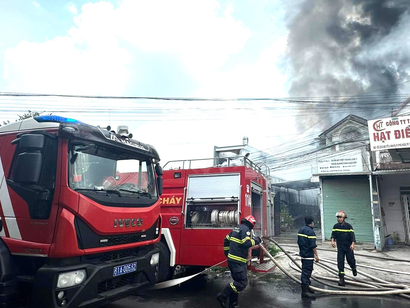 Hiện trường vụ cháy