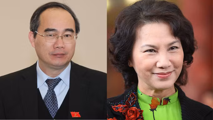 Ông Nguyễn Thiện Nhân và bà Nguyễn Thị Kim Ngân