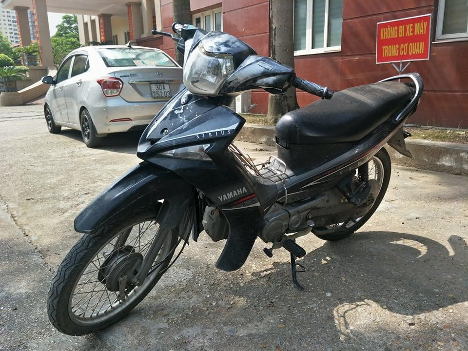 Xe máy của chị T. thu giữ. Ảnh: Thanh Hà.