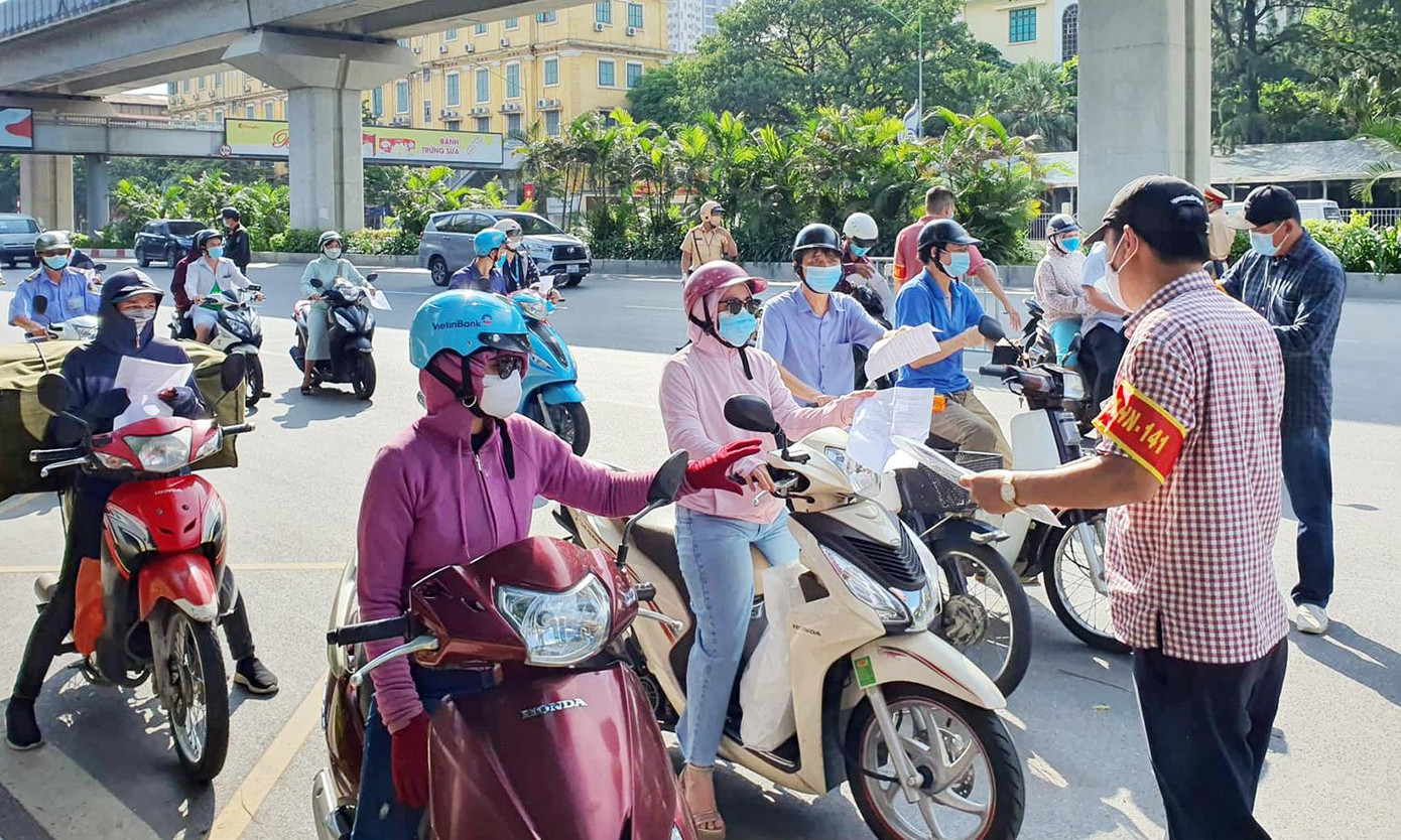 Các trường hợp ra đường không có lý do sẽ bị xử lý nghiêm.