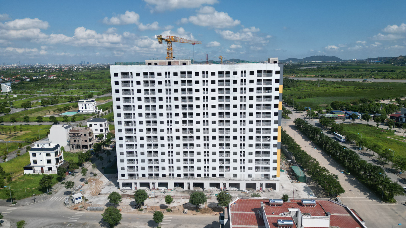 Tòa CT1 - Dự án Khu đô thị dịch vụ thương mại và nhà ở công nhân Tràng Duệ.