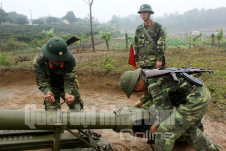 Thu hồi pháo sau huấn luyện