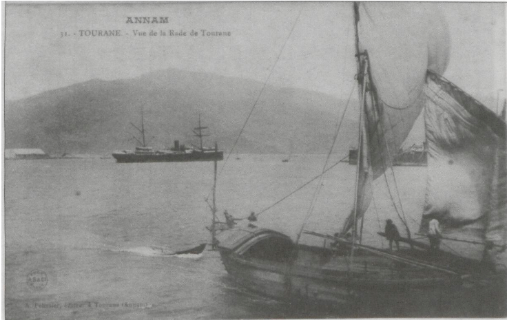 Quang cảnh vùng biển Đà Nẵng xưa. Nguồn: Trung tâm Lưu trữ Quốc gia I.