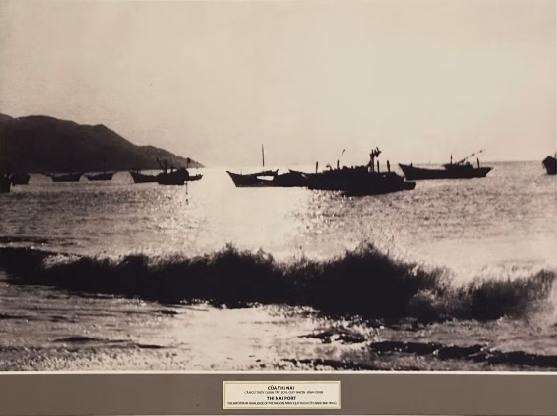 Cửa Thị Nại, căn cứ thủy quân Tây Sơn, Bình Định. Nguồn: Bảo tàng Quang Trung, Bình Định.