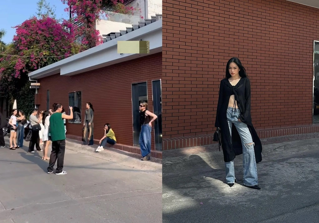 Một địa điểm khác ở TP Thủ Đức được giới trẻ yêu thích là bức tường gạch nâu. Nhiều người thắc mắc về điểm nổi bật của bức tường. Thực tế, một người dùng mạng giải thích, họ cảm thấy thích vì nơi này mang đậm phong cách Hàn Quốc (Ảnh: DinhDong, @Uonien). Nhờ nền gạch đơn giản, chủ nhân của các bức ảnh có thể dễ dàng phối trang phục theo ý thích, không sợ gây rối mắt (Ảnh: @hynkahen) Một địa điểm khác ở TP Thủ Đức được giới trẻ yêu thích là bức tường gạch nâu. Nhiều người thắc mắc về điểm nổi bật của bức tường. Thực tế, một người dùng mạng giải thích, họ cảm thấy thích vì nơi này mang đậm phong cách Hàn Quốc (Ảnh: DinhDong, @Uonien). Nhờ nền gạch đơn giản, chủ nhân của các bức ảnh có thể dễ dàng phối trang phục theo ý thích, không sợ gây rối mắt (Ảnh: @hynkahen)