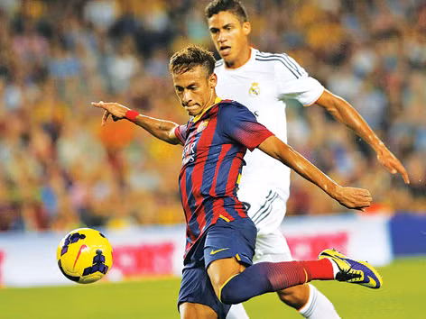 Neymar, cầu thủ ghi bàn mở tỷ số và kiến tạo bàn thứ hai cho Barca. Ảnh: AP. Neymar, cầu thủ ghi bàn mở tỷ số và kiến tạo bàn thứ hai cho Barca. Ảnh: AP