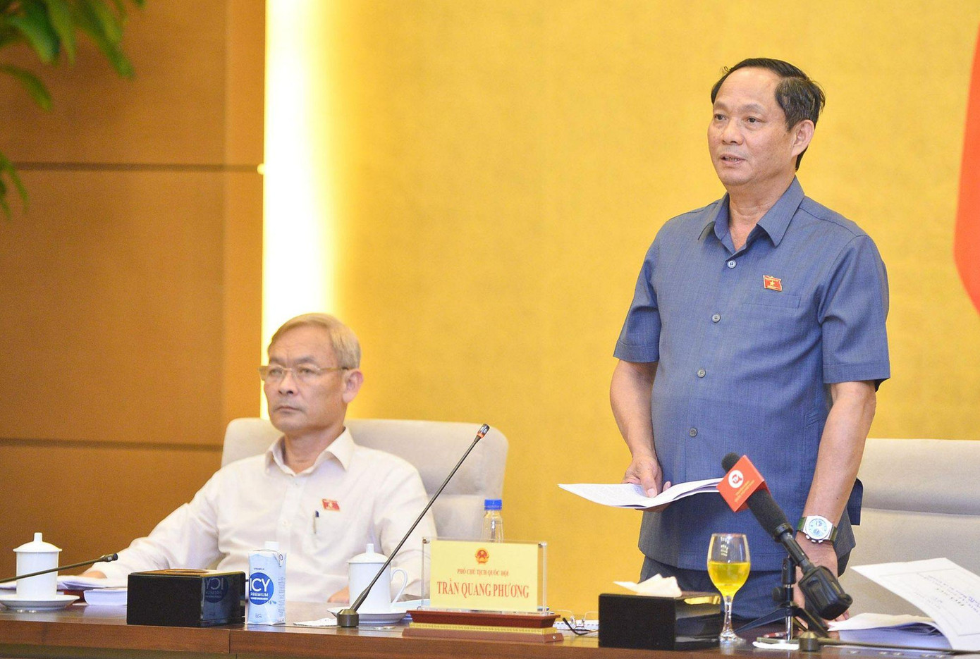 Thượng tướng Trần Quang Phương, Phó Chủ tịch Quốc hội – Trưởng Đoàn giám sát. (Ảnh QH) Thượng tướng Trần Quang Phương, Phó Chủ tịch Quốc hội – Trưởng Đoàn giám sát. (Ảnh QH)