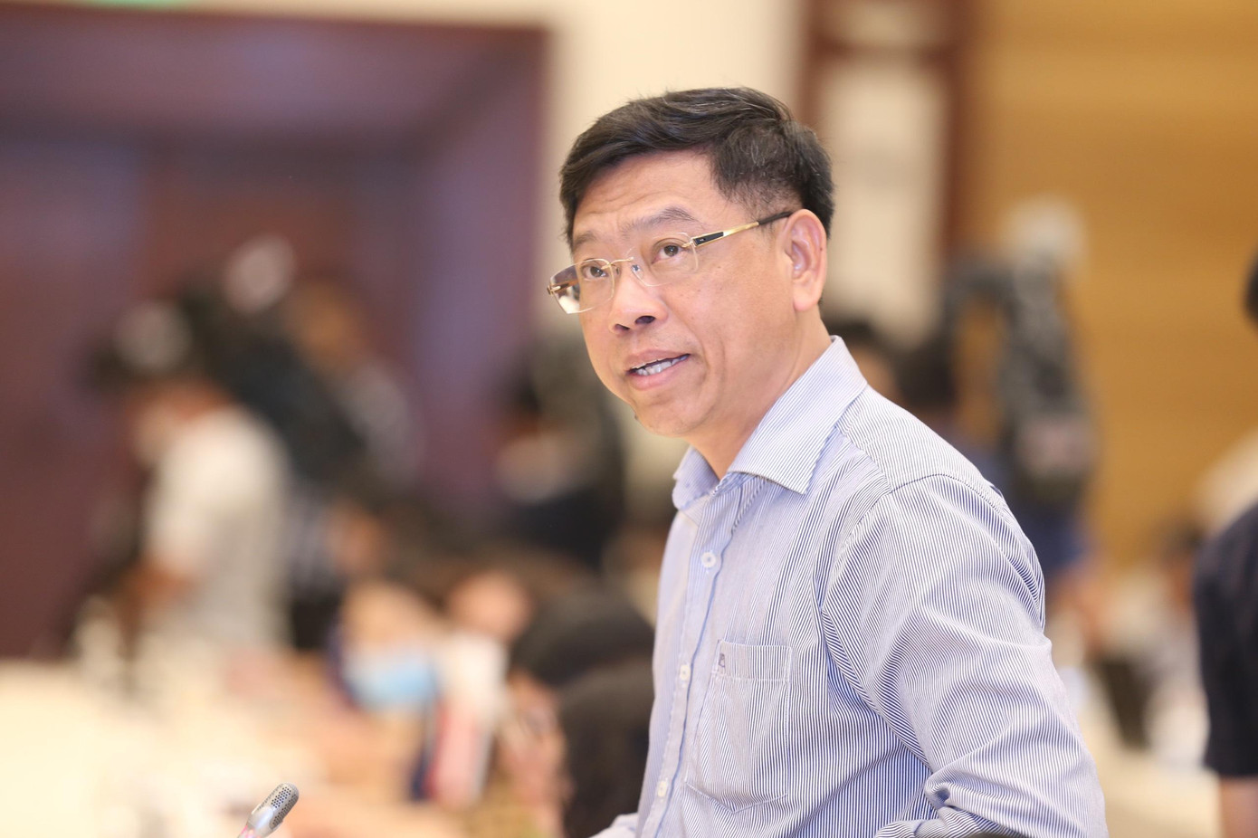 Thứ trưởng Bộ GTVT Nguyễn Xuân Sang. Ảnh Như Ý Thứ trưởng Bộ GTVT Nguyễn Xuân Sang. Ảnh Như Ý